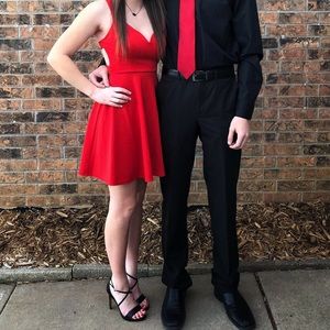 Short Red Prom Dress